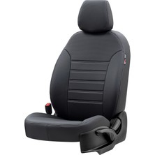 Otom Volkswagen Polo 2010-2017 Özel Üretim Koltuk Kılıfı New York Design Siyah