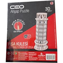 Ceo 3D Ahşap Puzzle ( Pisa Kulesi )