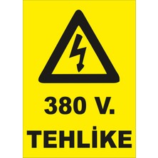 Yıldırım 380 Volt Levhası