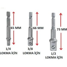 Lokma Adaptörü Bits Uçlu 3'lü BMX1915