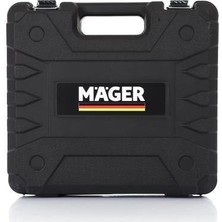 Mager MGR1024DRS Çift Akülü Metal Şanzımanlı Matkap ve 24 Parça Çantaya Dizili Professional Set