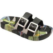 Gezer 11363 Günlük Plaj Havuz Banyo Erkek Çocuk Terlik Siyah