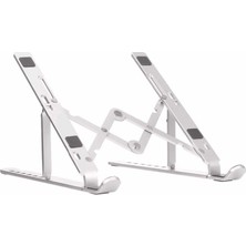 Arabulalaca Bilgisayar Laptop Stand Macbook Notebook Katlanabilir Taşınabilir Metal Standı