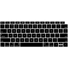 Arabulalaca Macbook Air 2020 A1932 13" 13.3" Touch Id Türkçe Silikon Q Klavye Koruyucu