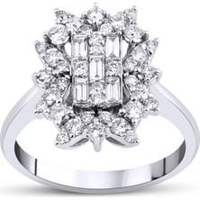 Mas Diamond 0,71 Karat Baget Yüzük