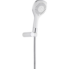 Arçe Tema Askılı Duş Seti Bianco