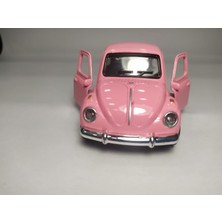 Mavi Kraliyet İlan Metal Vosvos Arabalar Dünyası Kapılar Açılır Sessiz Çek Bırak 9 cm Ölcek 1:38