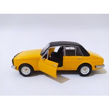 Mavi Kraliyet İlan Anadolu Model Araba Metal  Çek Bırak Ölçek 1:36