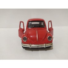 Mavi Kraliyet İlan Metal Vosvos Arabalar Dünyası Kapılar Açılır Sessiz Çek Bırak 9 cm Ölcek 1:38