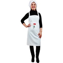 Mandalin Consept Chef Mutfak Önlüğü Şapkalı ART32