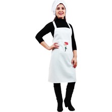 Mandalin Consept Chef Mutfak Önlüğü Şapkalı ART32