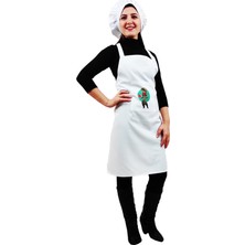 Mandalin Consept Chef Mutfak Önlüğü Şapkalı ART34