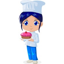 Mandalin Consept Chef Mutfak Önlüğü Şapkalı ART34