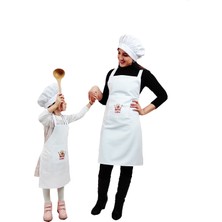 Mandalin Consept Mutfak Önlüğü Şapkalı 2li Konbin ART40