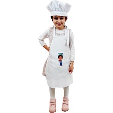 Mandalin Consept Chef Mutfak Önlüğü Şapkalı ART24