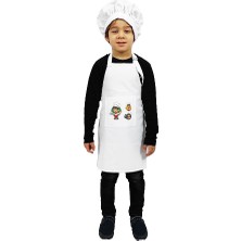 Mandalin Consept Chef Mutfak Önlüğü Şapkalı ART28