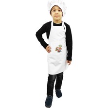 Mandalin Consept Chef Mutfak Önlüğü Şapkalı ART29