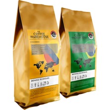 The Coffee Warehouse Avantaj Paket 2 x 250 G Colombia 250 G + Brezilya 250 G Filtre Kahve Taze Öğütülmüş