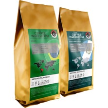 The Coffee Warehouse Avantaj Paket 2 x 250 G Brezilya 250 G + Guatemala 250 G Filtre Kahve Taze Öğütülmüş