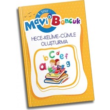 Evrensel İletişim Yayınları 1.Sınıf  Mavi Boncuk Hece-Kelime-Cümle Oluşturma