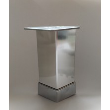 Eroğlu Metal 10 cm Parlak Krom Mobilya Ayağı 40X40 mm