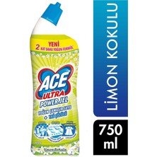 Ace Ultra Yoğun Kıvamlı Çamaşır Suyu Limon Tazeliği 750 ml * 3lü Set