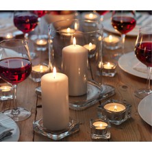 Teknosell90 Glasıg tealight Mumluk, Cam