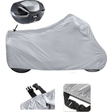 Autozel Jinlun JL150-5 Motosiklet Brandası Arka Çanta Uyumlu (Bağlantı Tokalı)