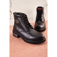 Harley Davidson Gibson Erkek Bot Black - Nubuk