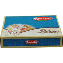 KŞ Kardeşler Şekerleme  Kardeşler Basma Cevizli Sultan Küp Lokum 2.5 kg