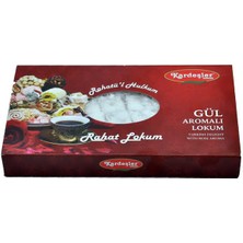 KŞ Kardeşler Şekerleme  Kardeşler Gül Aromalı Hediyelik Lokum 700 G