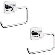 Arçe Tema Kare Tuvalet Kağıtlığı Kapaksız  2'li