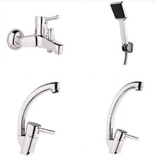 Arçe Delta Banyo Eviye Lavabo Bataryası  Duş Seti