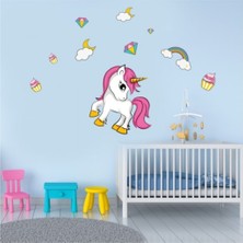 Kt Decoration Boynuzlu At Duvar Sticker, Çocuk Odası Sticker,duvar Dekorasyonu