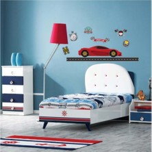 Kt Decoration Spor Araba Duvar Sticker 50X70 cm
