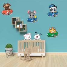 Kt Decoration Sevimli Şoförler Xl Çocuk Odası Duvar Dekorasyonları