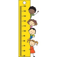 Kt Decoration Minik Afacanlar Boy Ölçer Gelişim Tablosu Çocuk Odası Duvar Sticker