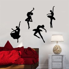 Kt Decoration Narin Balerinler Duvar Sticker Seti
