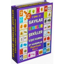 Diy-Toy Myd Oyuncak Dıy Toy Sayılar Renkler Şekiller Ilişki Kurma Flash Cards