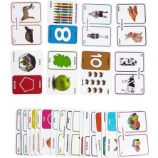 Diy-Toy Myd Oyuncak Dıy Toy Sayılar Renkler Şekiller Ilişki Kurma Flash Cards