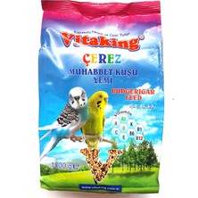 Vitaking Muhabbet Kuş Yemi + 10LU Kraker + Mürekkep Balığı Kalamar Kemiği 30G