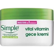 Simple Vital Vitamin Gece Kremi 50 ml x 2 Adet