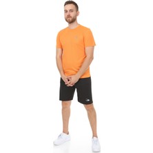 Sportech Fly Bisiklet Yaka Erkek Fıtness Tişört Neon Turuncu