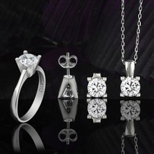 Else Silver 925 Ayar Gümüş 3'lü Takı Seti