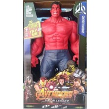 2Kids Büyük Boy 30 cm Işıklı Sesli Marvel Titan Hero Red Hulk Figür