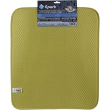 Spark Yaprak Desenli Mikrofiber Karışık Renkli 41X48 Bulaşık Altlığı