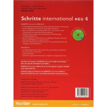 Schritte International Neu 4. A2.2 Kurs Und Arbeitsbuch + Cd-Rom + Ar Teknolojisi ile Kolay Öğrenme