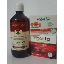 Agarta Doğal Krem Reishi 50 ml + Doğal Şampuan Reishi Özlü 400 ml + Doğalreishi Sabunu 150 gr