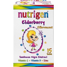 Nutrigen Elderberry Kara Mürver Efervesan 15 Saşe