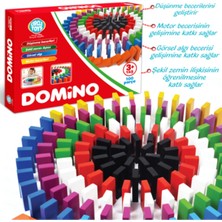 Circle Toys Domino Oyunu Renkli Ahşap 100 Parça